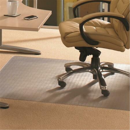 DOORTEX ECOTEX 100 Percentage Post Consumer Recycled Rectangular Anti-Slip Chair Mat For Hard Floors 48 X 51 In. ECO4851AEP